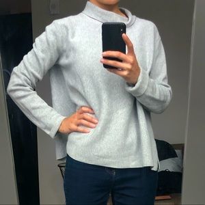 Grey Cowl/Turtle Neck Pullover from COS
